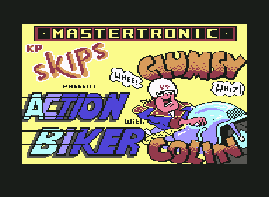 Action Biker screenshot 3 for Commodore 64